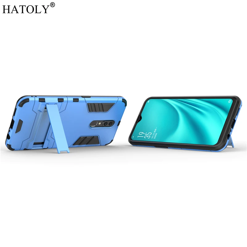 For Cover OPPO A9 Case Rubber Robot Armor Phone Shell Funda Hard PC Back for Protective |