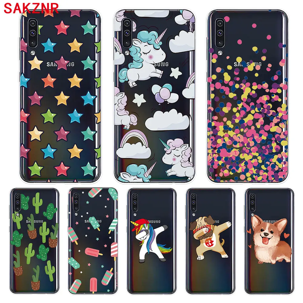 Case for Samsung Galaxy A50 Cover Silicone Soft Shell Couqe |