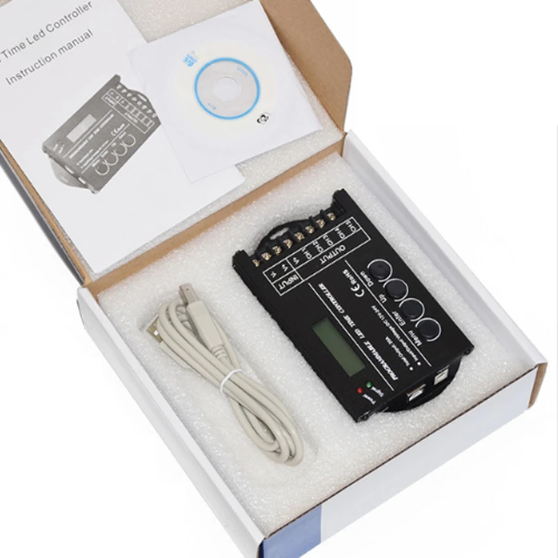 WIF Программируемый RGB LED контроллер TC421 TC420 DC12V/24 V 5 канальный общий выход 20A анод