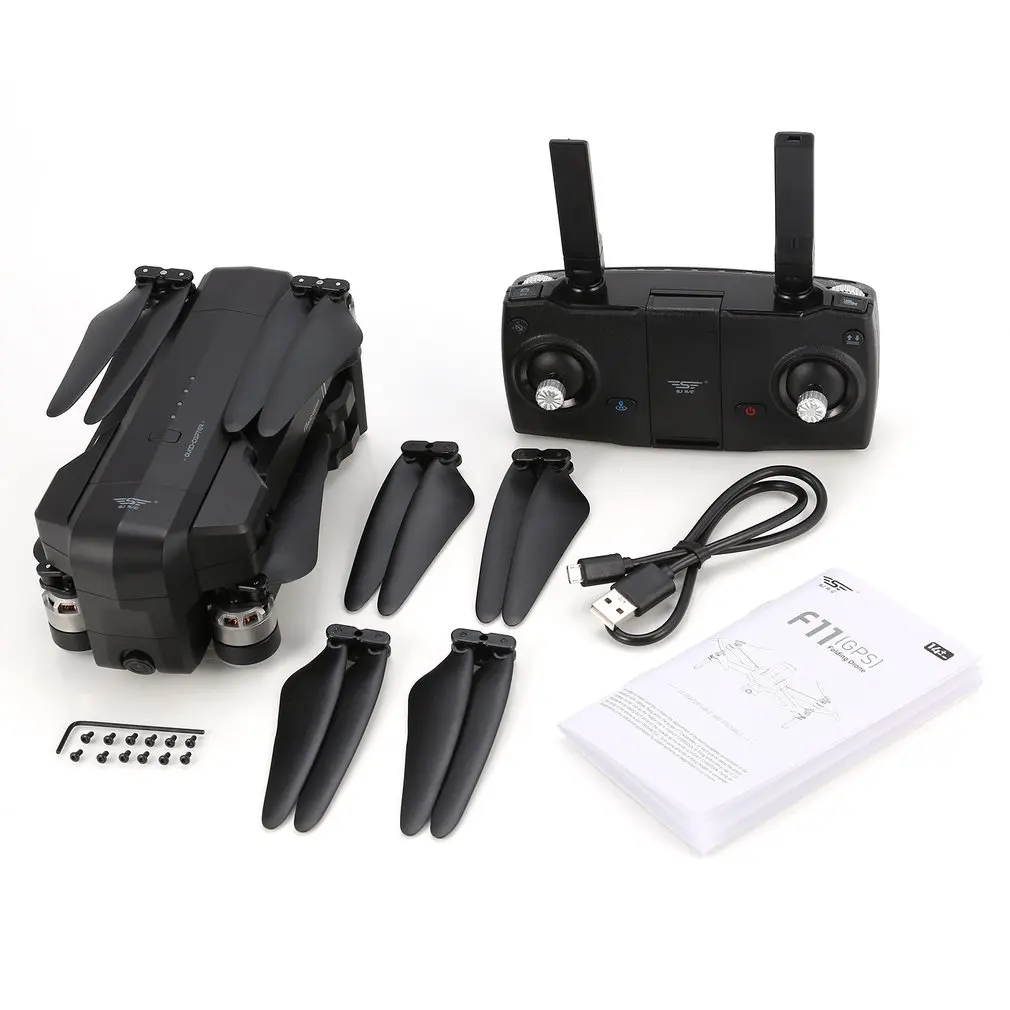 F11 SJR/C F11 gps 5G Wi-Fi FPV с камерой 1080P 25 минут время полета бесщеточный складной рычаг селфи RC Дрон Квадрокоптер - Цвет: F11