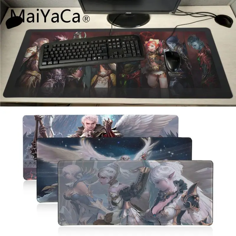 Maiyaca lineage 2 лучший игровой коврик для мыши геймерский с клавиатурой 60x30 см большой