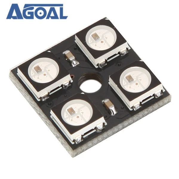 5V CJMCU 4 бит WS2812 5050 RGB светодиодный драйвер макетная плата | Электроника