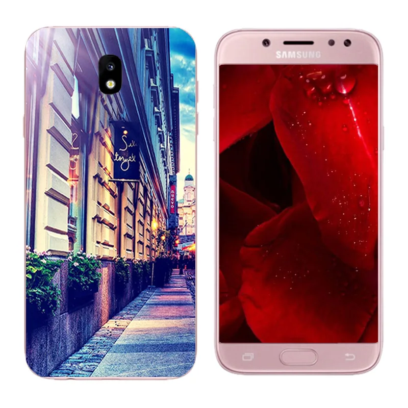 for Samsung Galaxy J5 2017 Case J530 Expression Printing Shell Phone Cases J530F Cover TPU Silicone Fundas Coque |