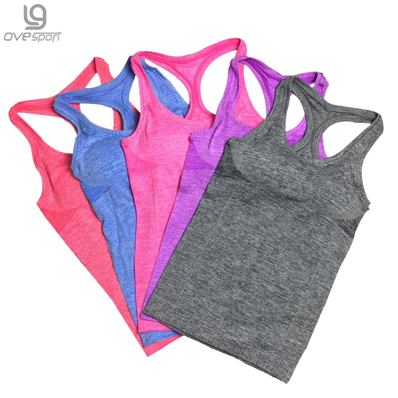 Женский облегающий нейлоновый Топ OVESPORT повседневный Быстросохнущий для фитнеса
