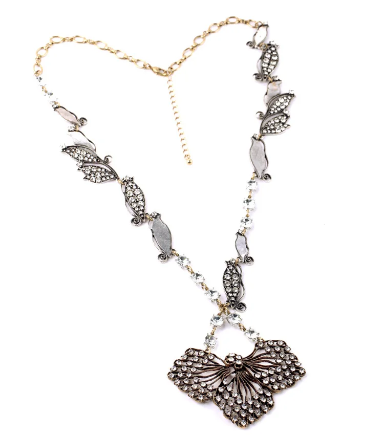 Объемная цена классическое винтажное ожерелье с крутым цветком женская подвеска