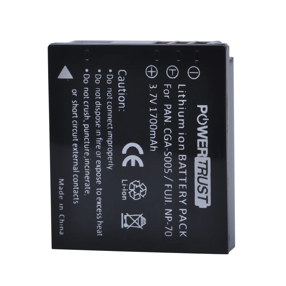 Аккумуляторы для фотоаппаратов головного света Диагональ экрана 1 шт.|cga s005|3.7v