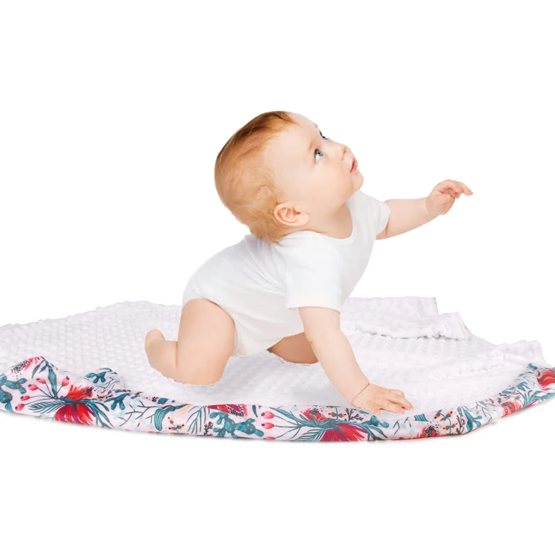 Baby Blanket Flowers Soft Flannelette Blankets Wearable DOM837 | Аксессуары для одежды