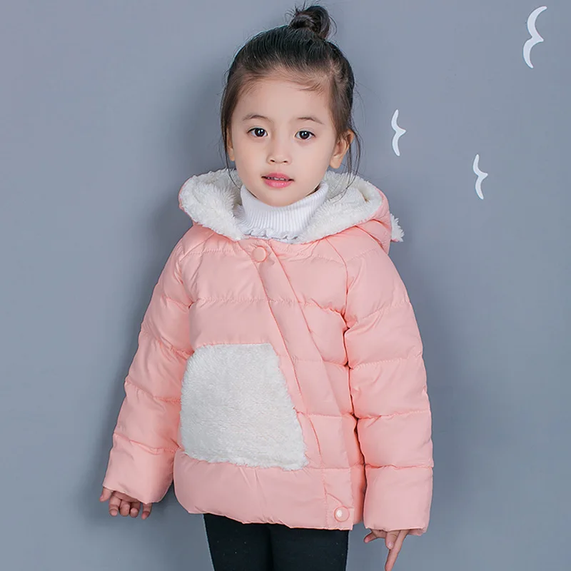Детская стеганая куртка с перьями тонкая детская зимняя одежда для маленьких