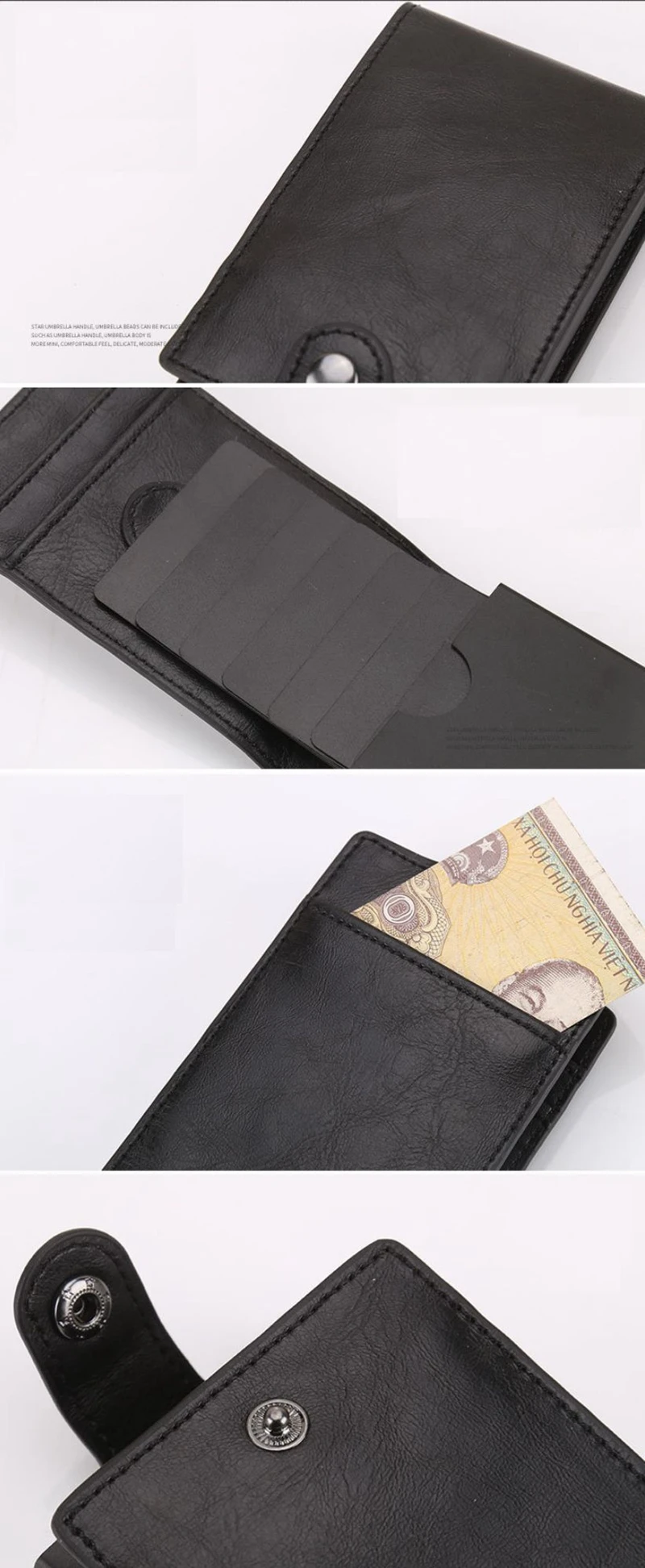 Горячая Распродажа Для женщин Для мужчин RFID Бумажник с отделением для карт, стек вытащить мини каскадные бумажник ID денежных средств визитница искусственная кожа Crazy Horse кожаные кошельки