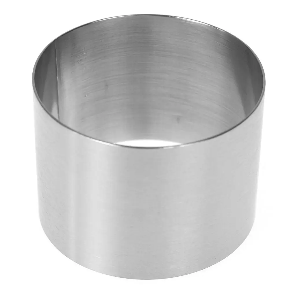 2 дюйма мини круглая форма для мусса торта Еда Класс Кольца из нержавейки