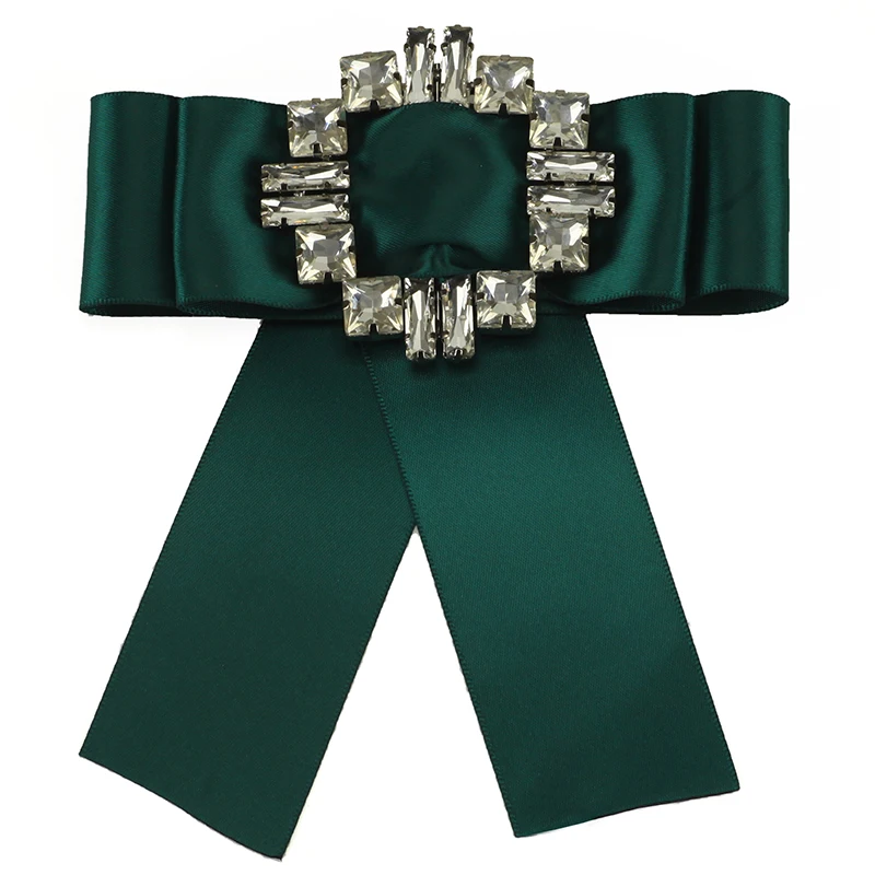 2018 модные однотонные ленты банк с кристаллами карман женился Галстуки бабочка