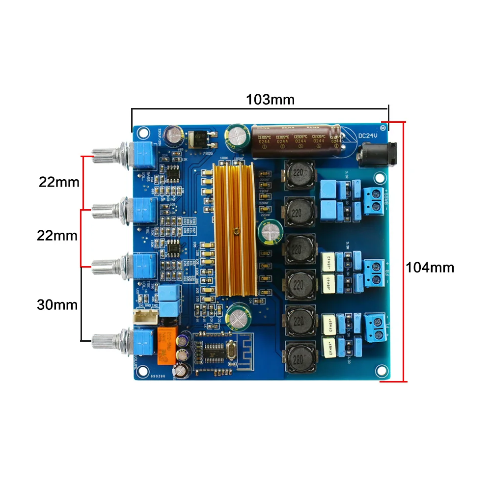 GHXAMP TPA3116 Bluetooth 4 2 Hifi усилитель Новый 1 цифровой мощности 50 Вт * + 100 Высокая мощность