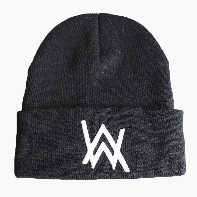Мужская и женская шапка с вышивкой Alan Walker DJ Beanie Повседневная мультипликационным