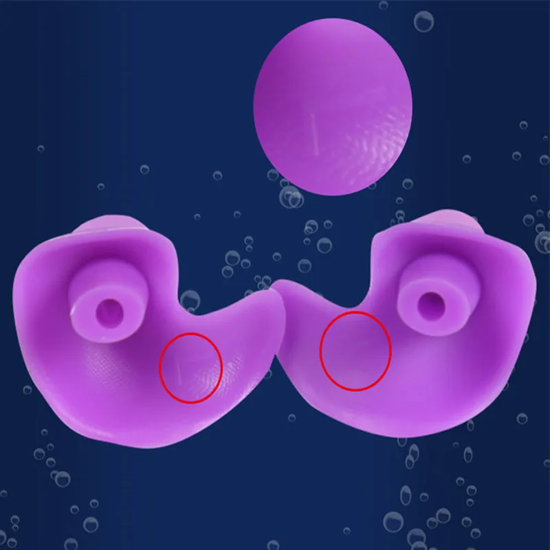 1 пара мягких Водонепроницаемый уха Вилки силиконовый пылезащитный Дайвинг