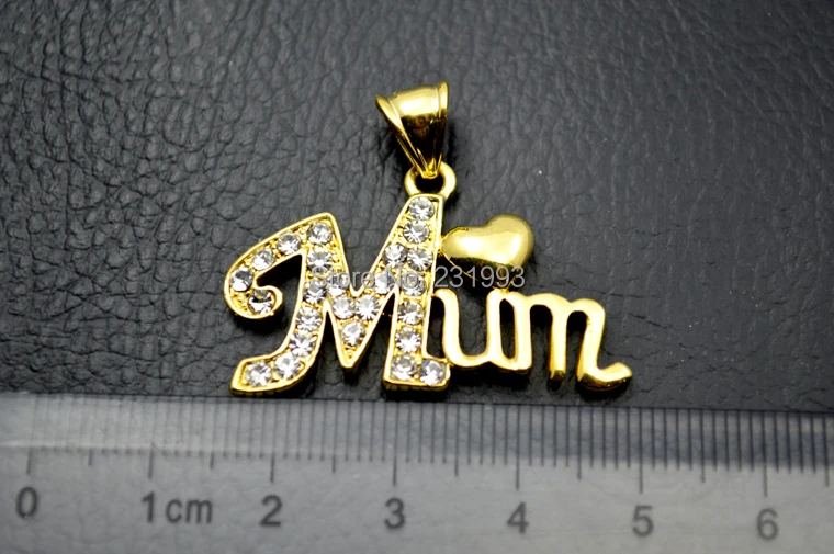 Ethlyn Mum ювелирный кулон с надписью Best love золотого цвета для мамы/Женщины Лучший