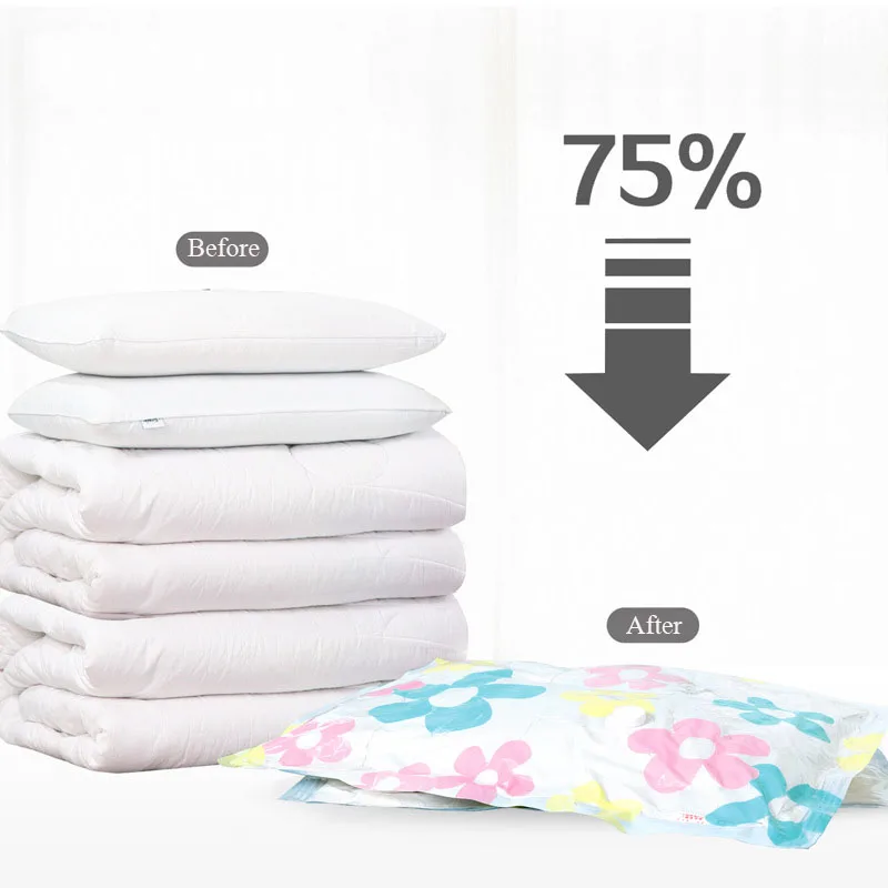 Вакуумные пакеты Boxi для одежды складная прозрачная сумка хранения одеял