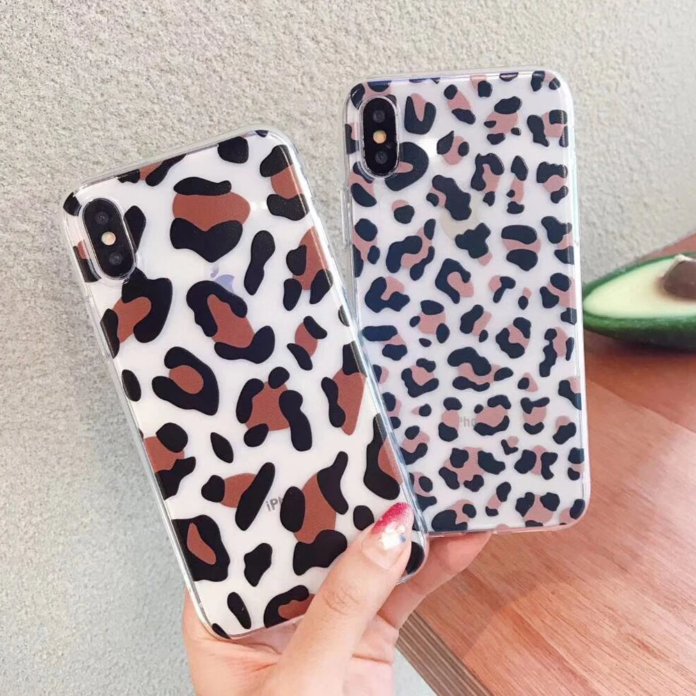 Чехол MYSUN для iPhone XS XR Max X 8 7 6 6S Plus с леопардовым принтом мягкий ТПУ модный