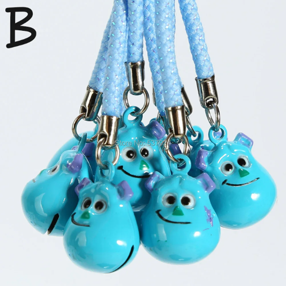 New 10Pcs Mike Sulley Chicken Rabbit Bear Cell Phone Strap Tree JINGLE BELL Toy | Игрушки и хобби