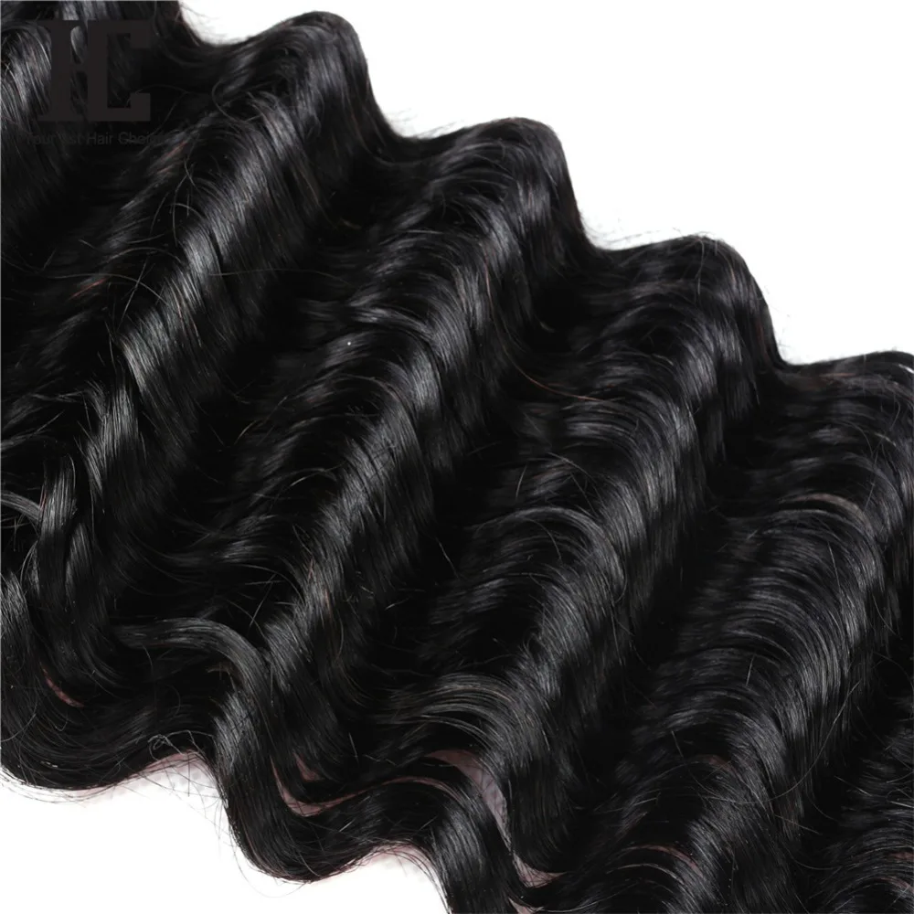 HC Hair Loose Deep Wave кружевная Фронтальная застежка с пряди монгольские волосы 3