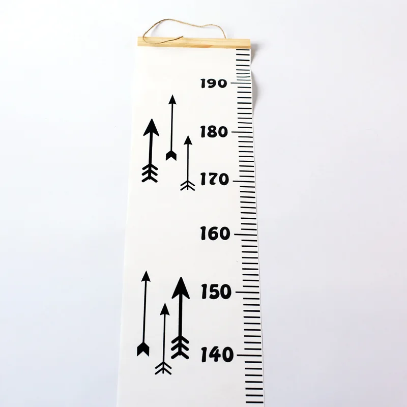 Nordic Style Baby Child Kids Height Ruler Kids Growth Size Chart Height Measure Ruler for Kids Room Home Decoration Art Ornament