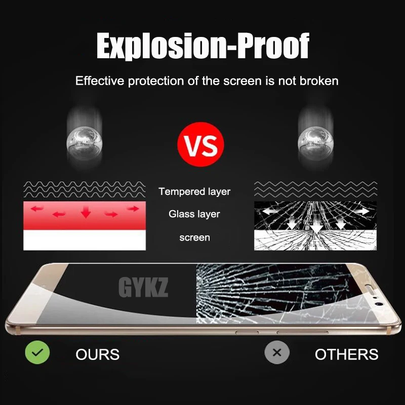 2 шт полностью покрытое закаленное стекло для Huawei Mate 9 10 Pro защита экрана анти Blu-Ray