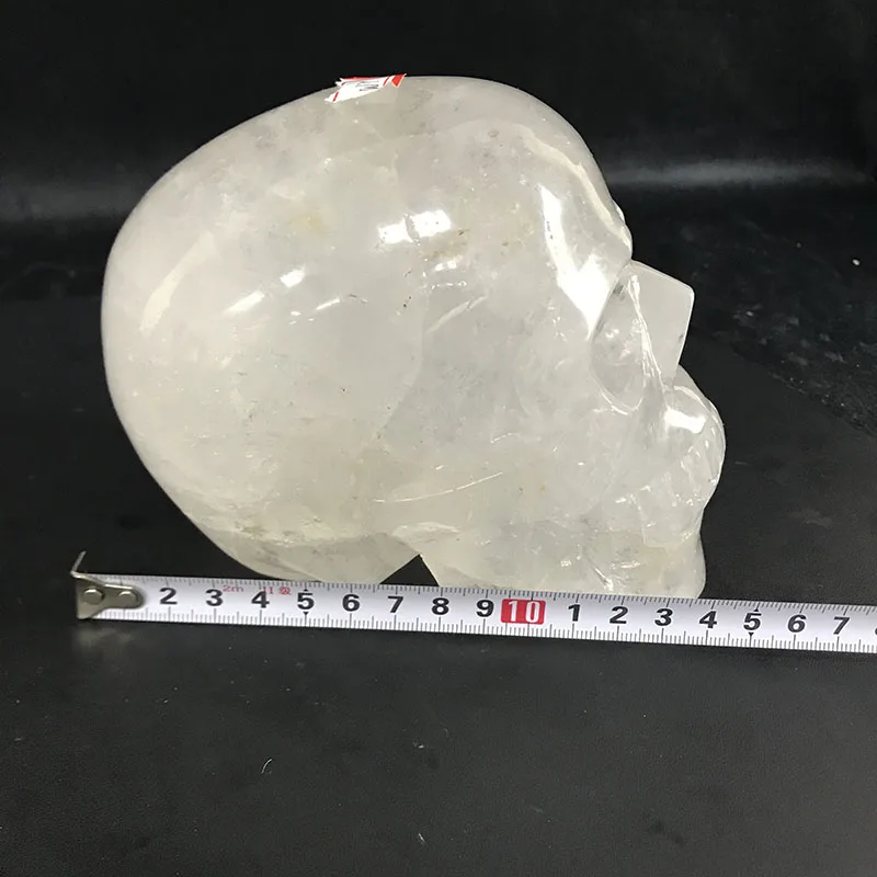 2 3 кг натуральный кристалл череп прозрачный белый кварцевый Резьба для исцеления