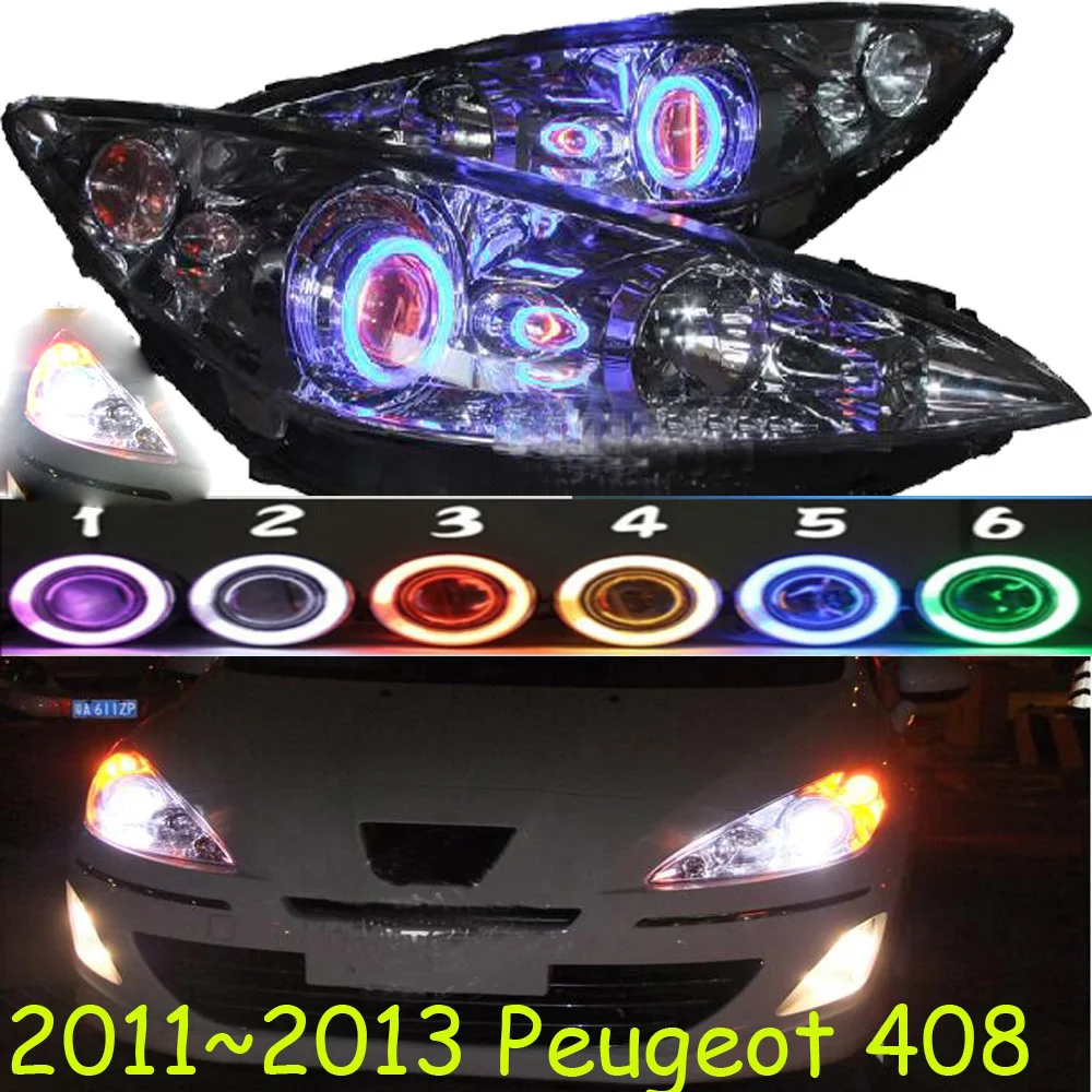 HID, 2011~ 2013, стайлинга автомобилей для Peugeo 408 фар, понимание, 206 207 308 3008 408 4008 508 Raid RCZ партнер, 408 головная лампа