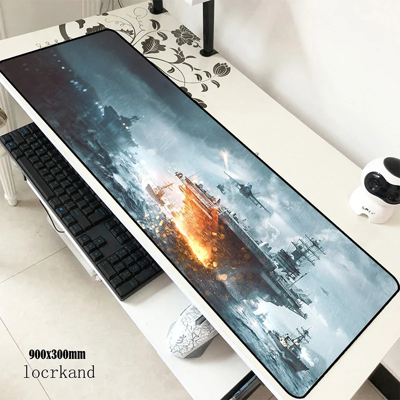 Коврик для мыши игровой толщина 900x300x3 мм большой коврик с клавиатурой Новое