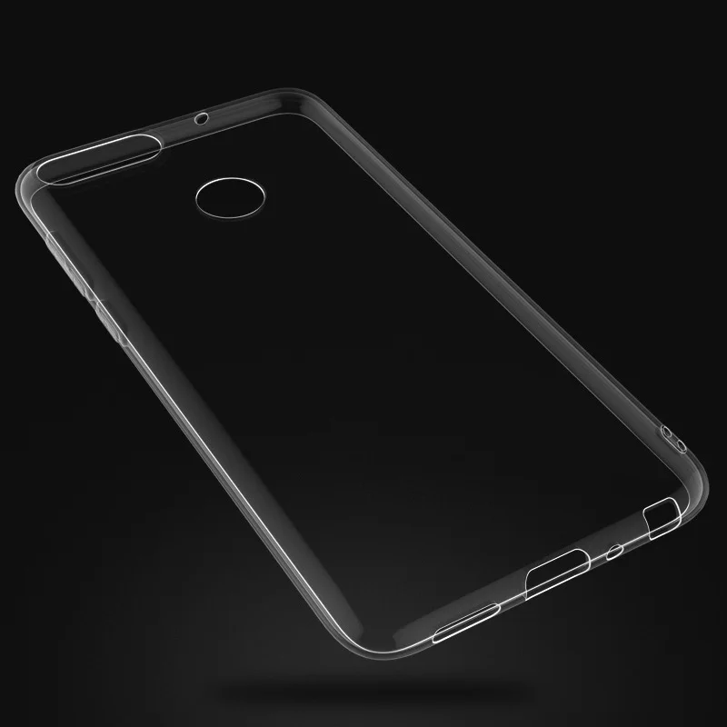 Прозрачный ультра тонкий силиконовый чехол для Huawei P smart чехлы прозрачная ТПУ