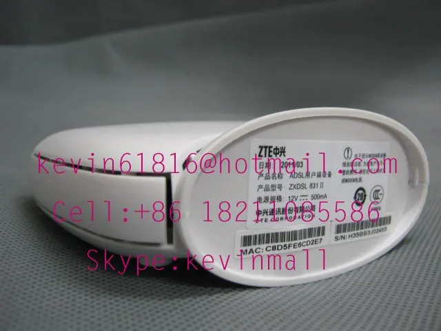 Zte ZXdsl один порт adsl-модем 831BII широкополосный высокоскоростной