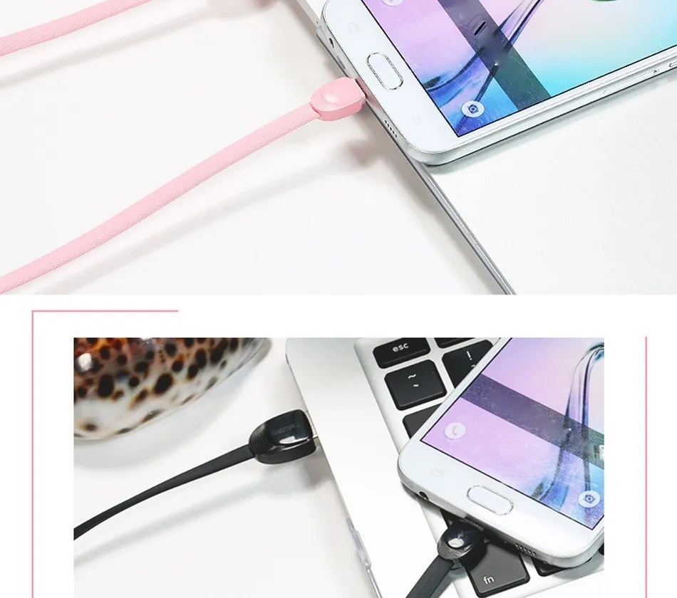 REMAX Shell RC-040m USB микрокабель для передачи данных для samsung Huawei Xiaomi HTC sony 2.4A кабель для быстрой зарядки