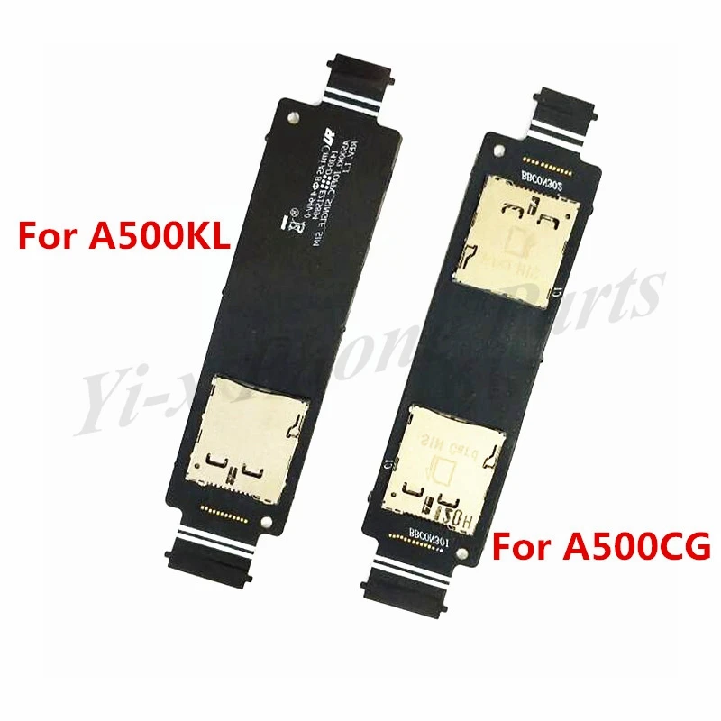 Двойной/одинарный держатель слота для Sim-карты гибкий кабель ASUS Zenfone 5 A500CG A500KL Micro