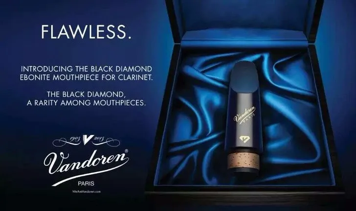 Vandoren CM1005 BD5 черных масок Diamond эбонитовый мундштук кларнета BB/кларнет Sib-мундштук BB