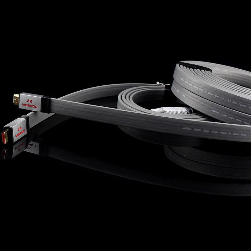 MOSHOU HDMI-совместимые кабели 2 1 Усилитель UHD 8K 60Hz динамический HDR 4:4:4 4K120Hz 48Gps HDCP2.2 с ARC