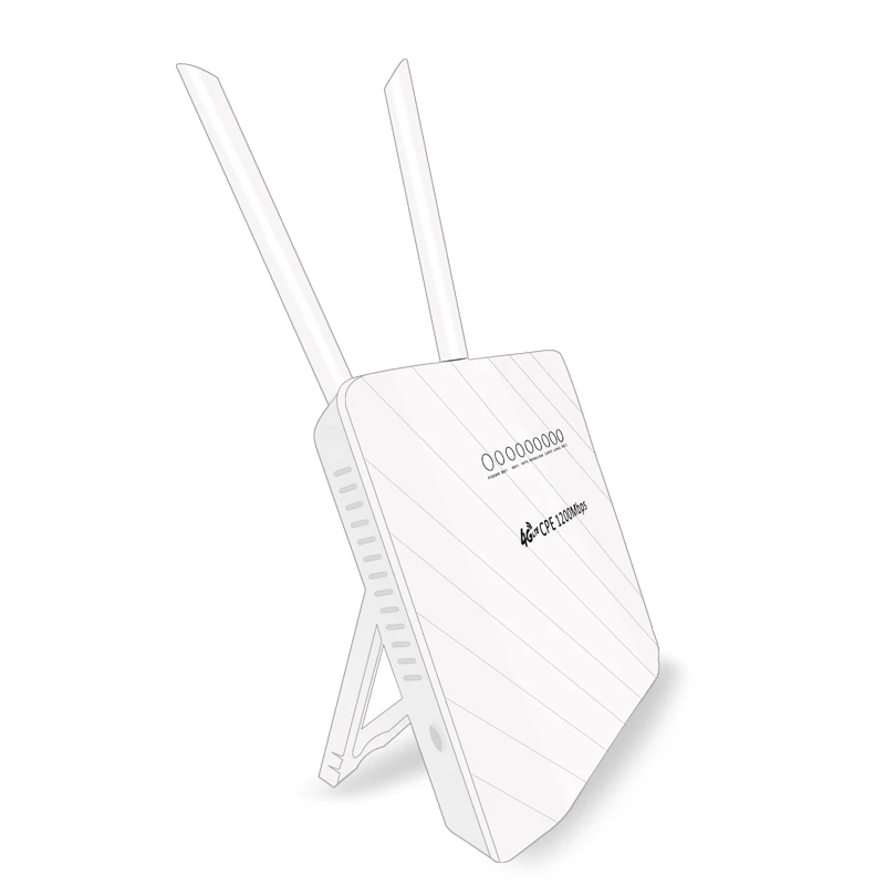 1200 Мбит/с 4G LTE CAT6 CPE маршрутизатор полный диапазон частот беспроводной роутер