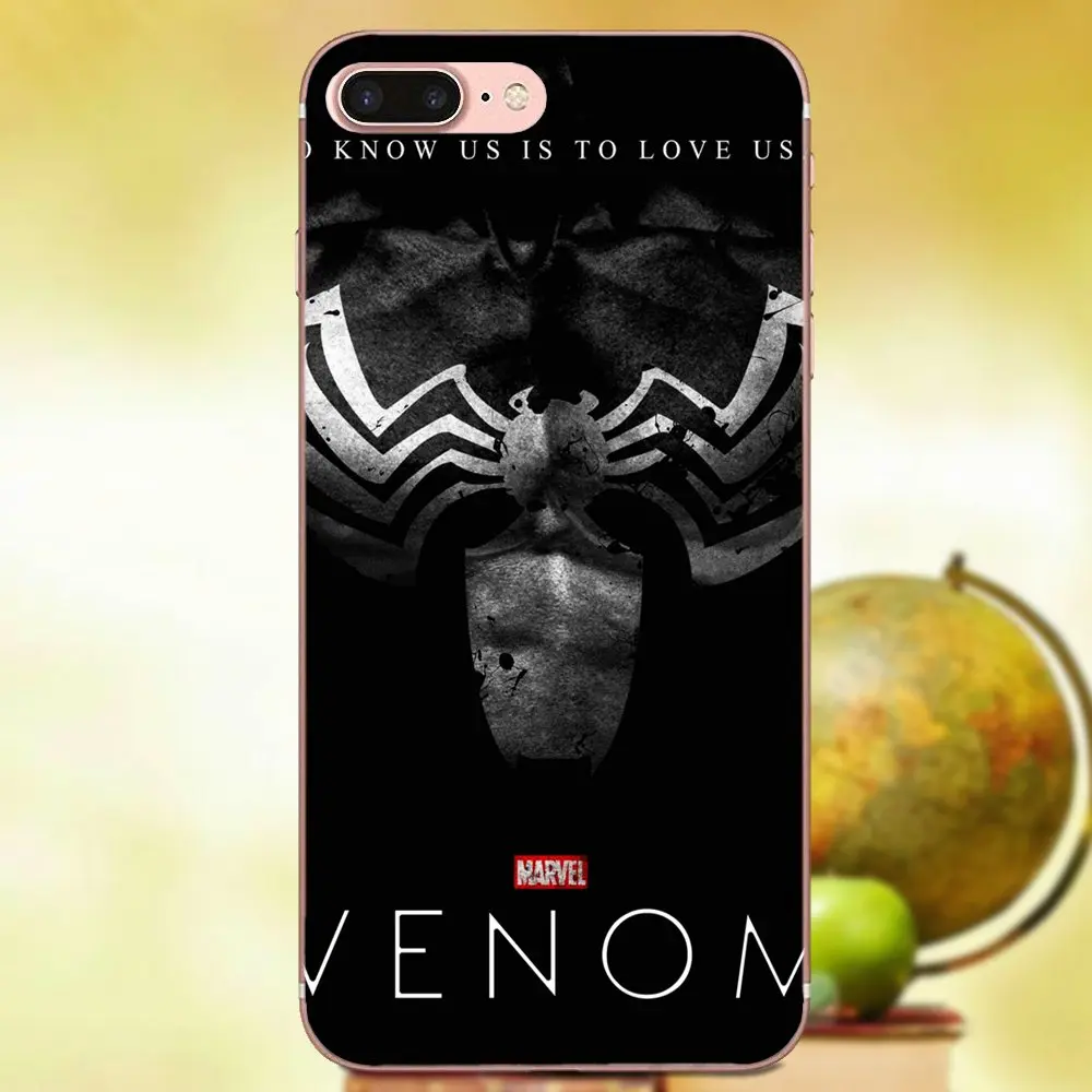 Мягкий Роскошный чехол для Xiaomi Mi3 Mi4 Mi4C Mi4i Mi5 Mi 5S 5X 6 6X 8 SE A1 Max Mix 2 Note 3 4 New Marvel Venom