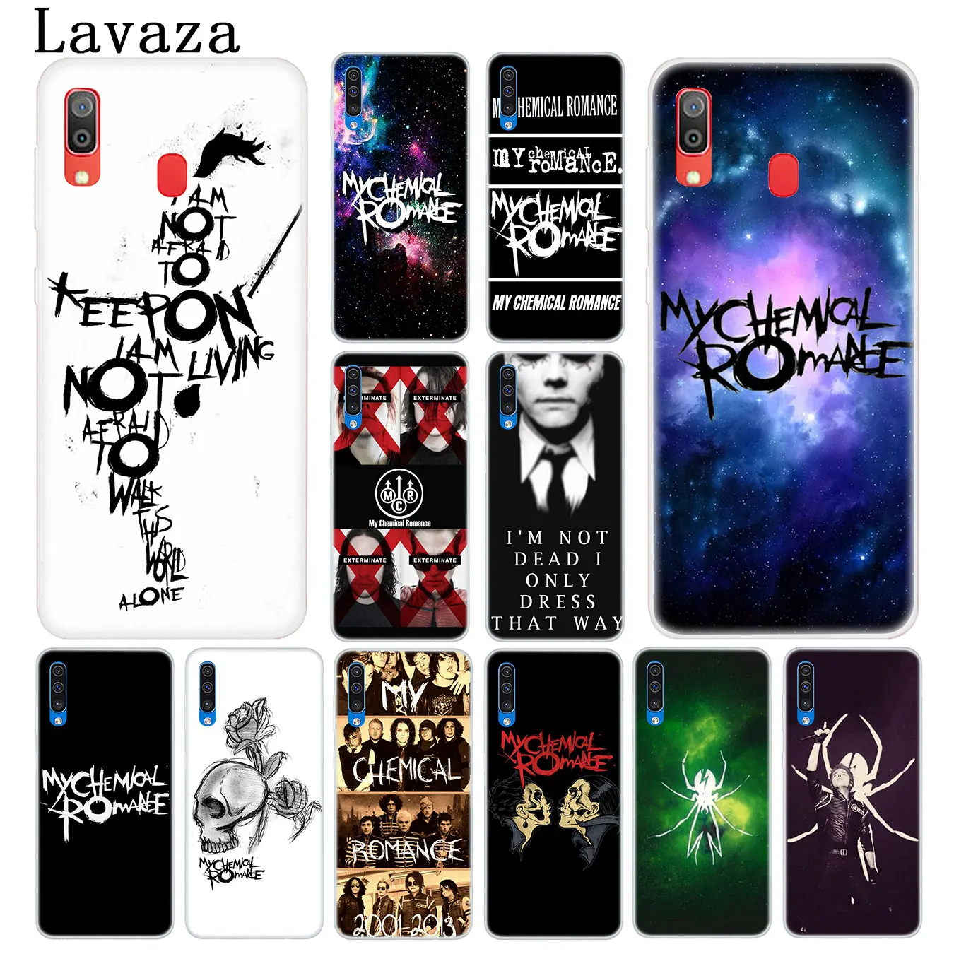 Твердый прозрачный чехол для телефона Lavaza My Chemical roence Samsung Galaxy A10 A20 A30 A40 A50 A60 A70 M40 M30
