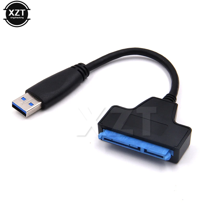 USB 3 0 SATA 22 Pin 2 5 дюймовый жесткий диск надежный Супер Скоростной адаптер SSD кабель 20