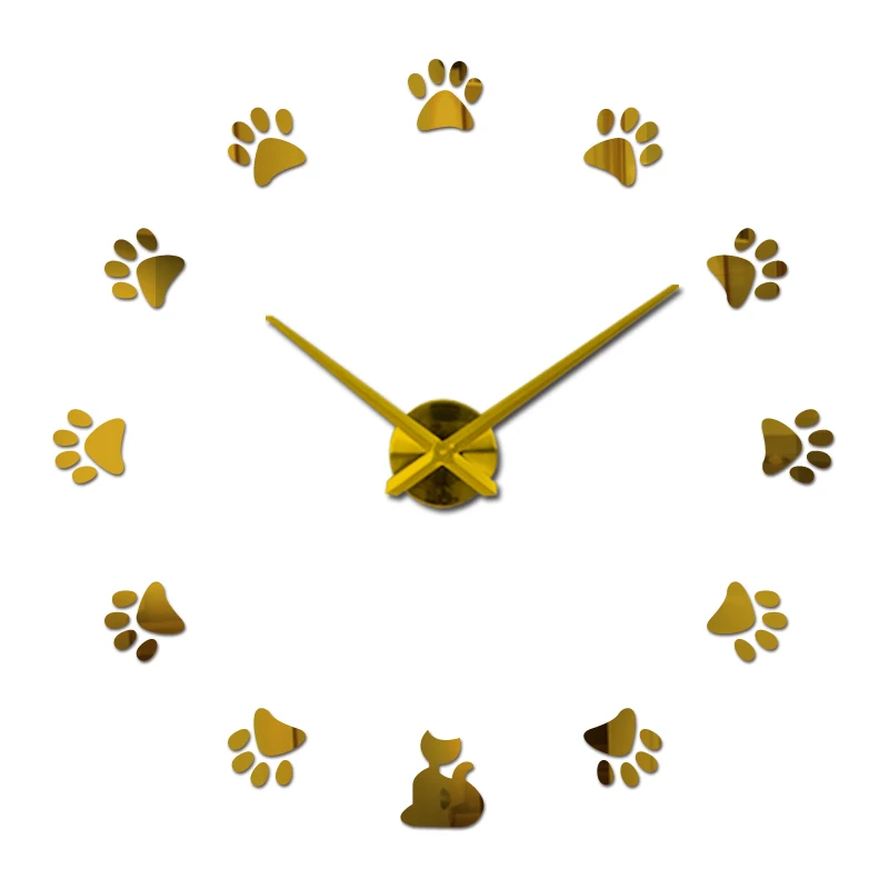 

new wall clock reloj de pared quartz watch europe horloge home living room 3d acrylic mirror vintage clocks