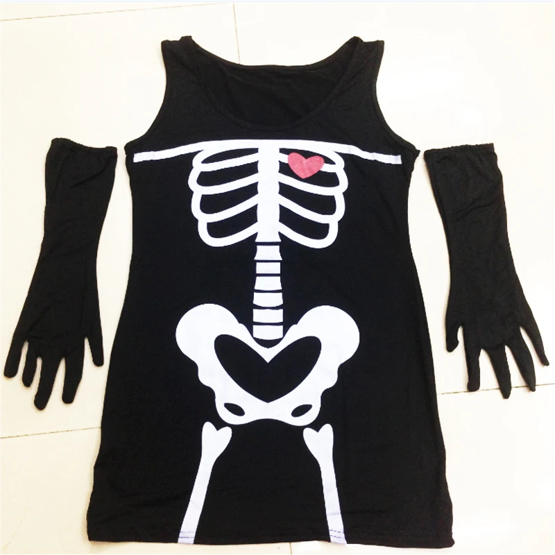 Хэллоуин Высокое качество Сексуальная готический призрачная Невеста платье