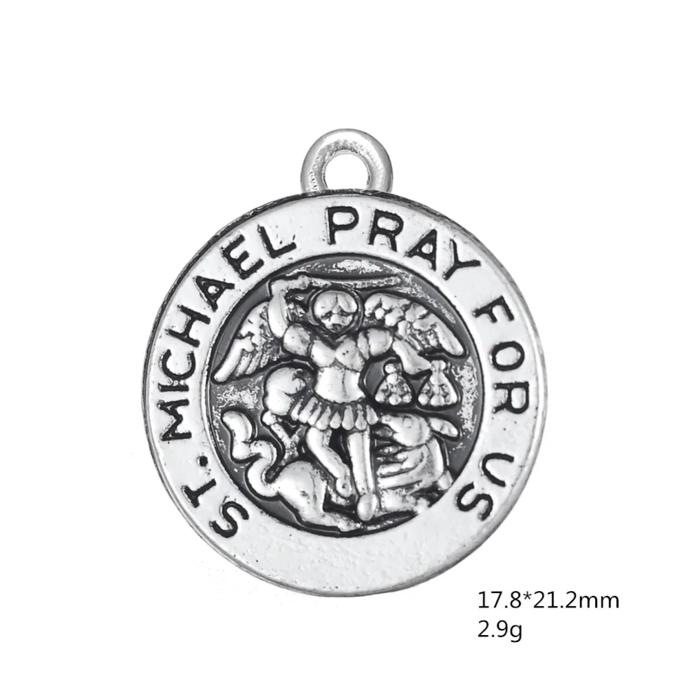 20 шт. винтажное Ювелирное Украшение в форме Святого Майкла шт.|saint michael|st michaelsaint