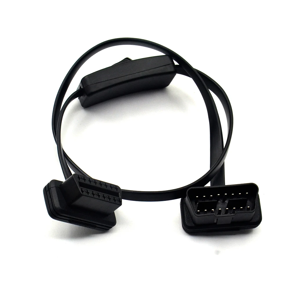 Новый разветвитель OBD 2 удлинитель от 1 до с переключателем Y образный штекер два