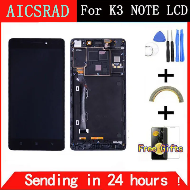 AICSRAD 5 дюймов для Lenovo K50 T5 K3 Note ЖК дисплей дигитайзер сенсорный экран в сборе Замена