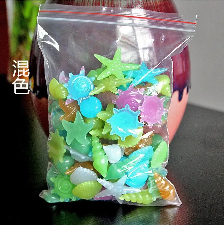 100 шт./пакет светится в темноте светящаяся галечные камни Свадебные украшения для