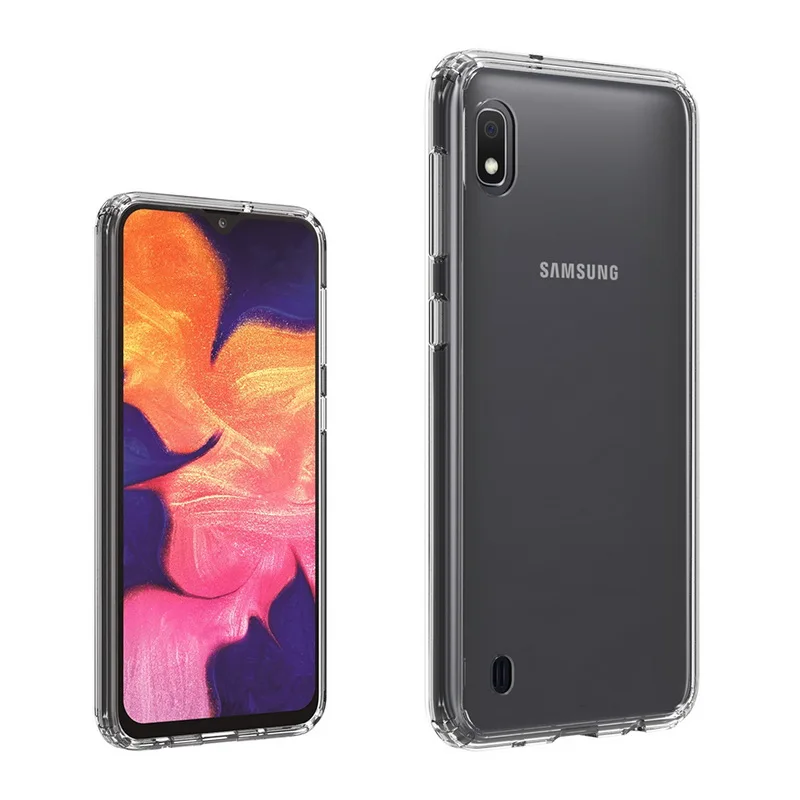 Для samsung Galaxy A40 чехол Кристальный Гибридный Бампер прозрачный жесткий акриловый задняя крышка для samsung Galaxy A70 A50 A30 A10 чехол