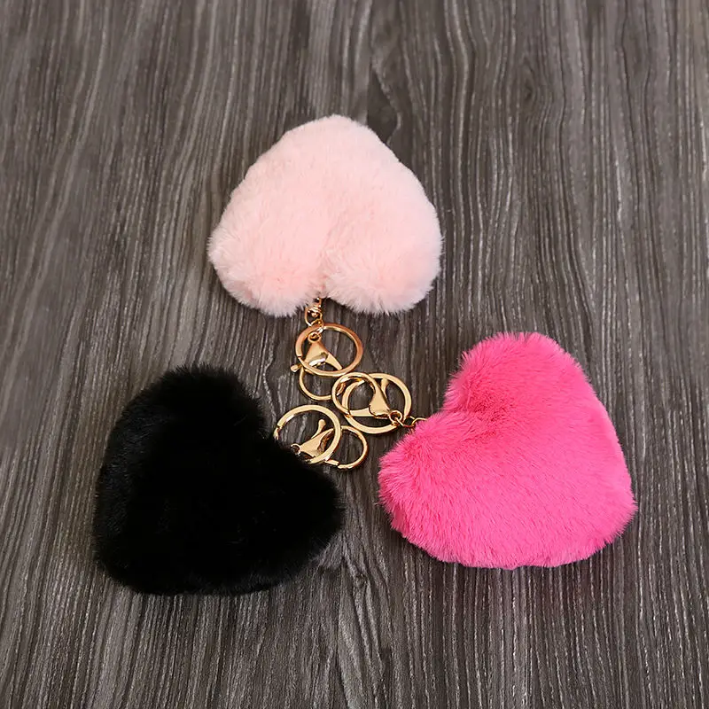 Брелок для ключей из искусственного кроличьего меха 8/10 см|bag pendant|rabbit fur key chainfur chain