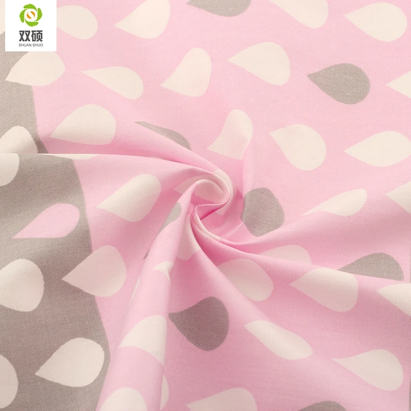 Twill Cotton Fabric For Sewing Baby Bedding Clothes Doll Dress Skirt Patchwork Cartoon Tissue Material9 PCS/LOTS 40*50CM|cotton fabric|twill cotton