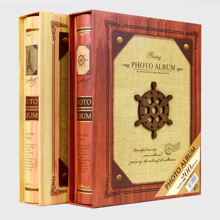 Большой 6-дюймовый 4d-фотоальбом для скрапбукинга с интерстиляцией 200 | Дом и сад