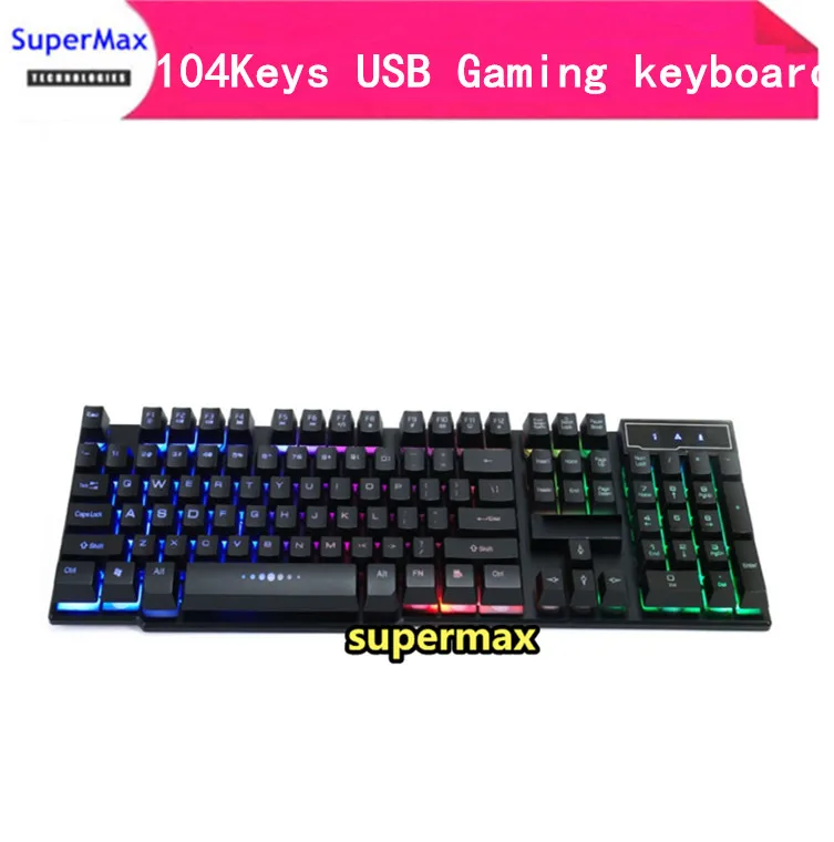 WOW специальная клавиатура светодиодный с подсветкой игровая для киберспорта 104