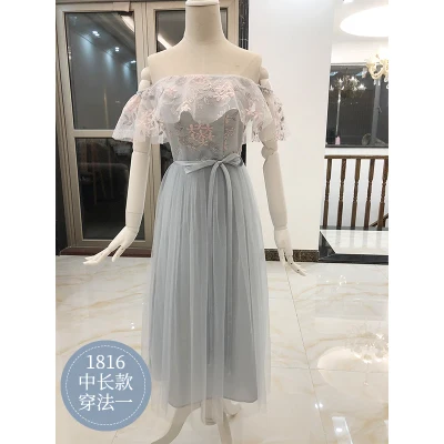 Женское платье размера плюс Новое Элегантное Бандажное летнее средней длины с